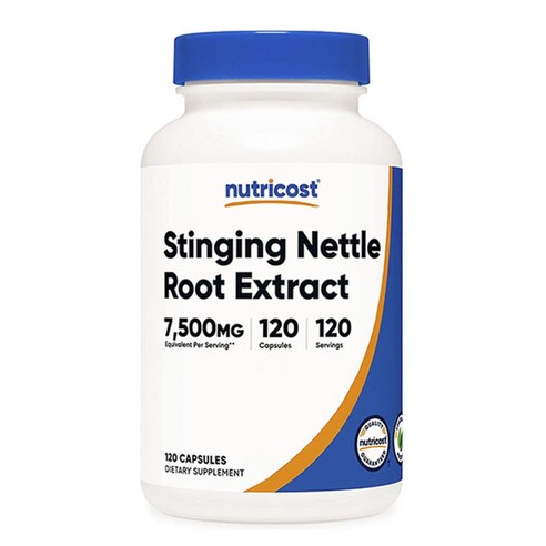 뉴트리코스트 서양쐐기풀 추출물 7500mg 캡슐, 120정, 1개