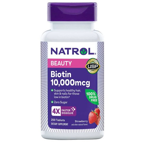 나트롤 비오틴 10,000mcg 250정