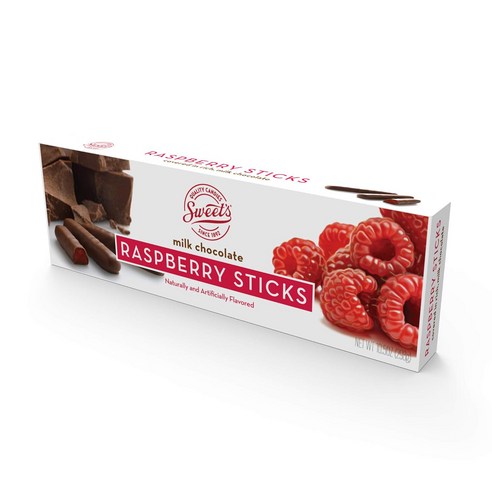 Sweet Candy Company Raspberry Milk Chocolate Sticks 10 Ounce Sweet Candy Company 라즈베리 밀크 초콜릿 스틱 10온스