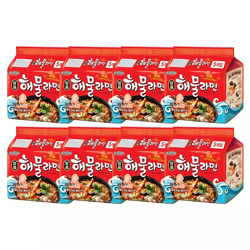 팔도 일품해물라면 115g, 40개