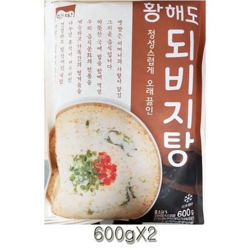 고향 황해도 되비지탕 600g 가공식품