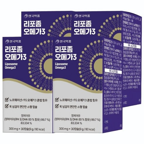 안국약품 리포좀 오메가 3 9g