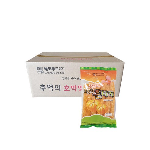 에코푸드 추억의 호박맛 쫀드기 쫀디기