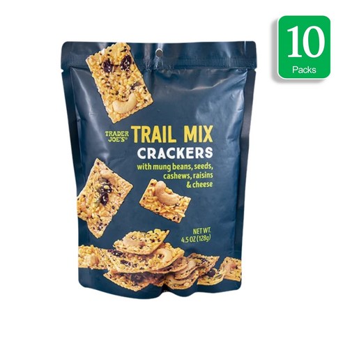 해외 상품 Trader Joe's Trail Mix Crackers 미국 트레이더 조 추천 상품 견과류 영양 간식 2봉지