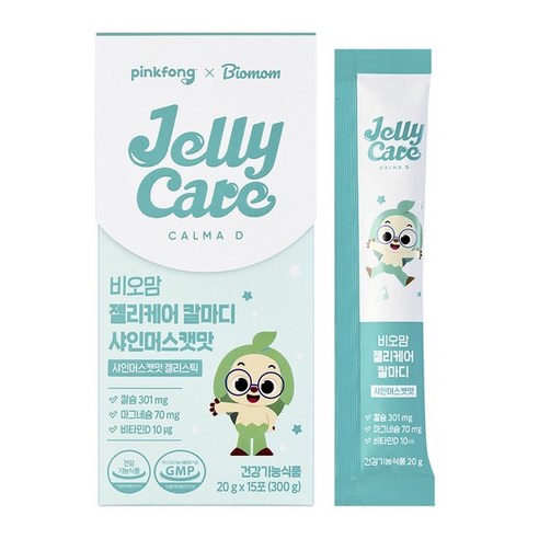 비오맘 칼슘 마그네슘 비타민D 젤리케어 샤인머스캣맛 15p