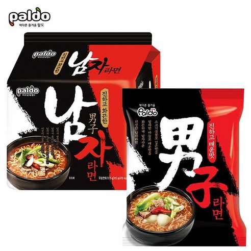 팔도 남자라면 115g