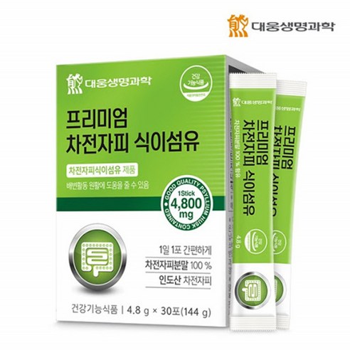 차전자피 스틱 분말 차전차피 인도산 식이섬유 질경이씨앗 가루 자전차피 쾌변 식이섬유가루 신진대사촉진, 144g, 1개