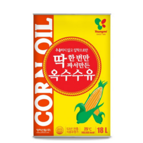 영미 업소용 옥수수유 18L