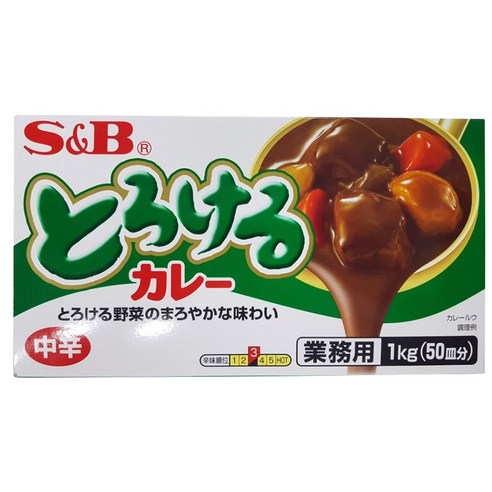 에스앤비 토로케루 카레 소스믹스 중간맛