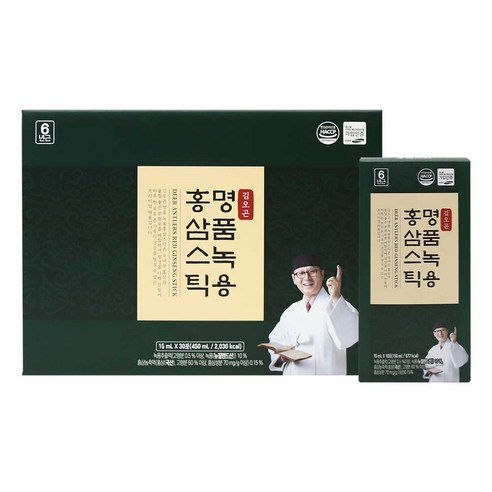 [김오곤] 명품녹용홍삼스틱(15mL x 30포) + 쇼핑백