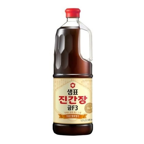 샘표 진간장 금F3 (1.7L 1개+500ml 1개) 1개 기획상품, 1.7L, 1개