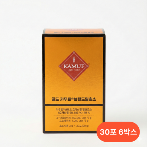 그레인온 골드카무트 브랜드밀 효소G 30p, 180g, 3개
