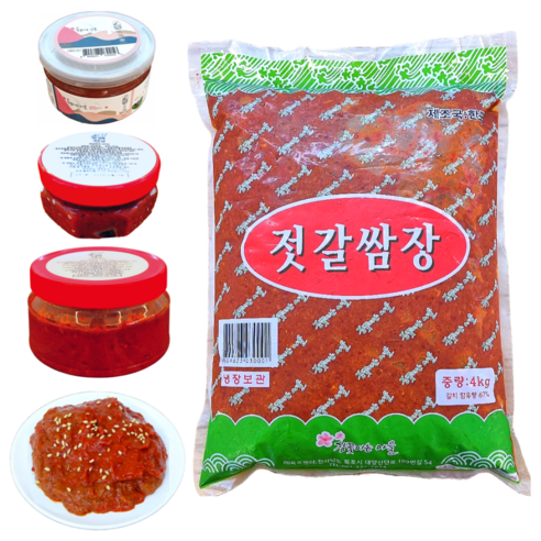 두남식품 갈치속젓 젓갈쌈장 4kg 8kg 16kg 업소용 도매 순태젓 쌈젓 제주 강경 곰소 대용량 삼겹살 목포 국내산 국산 동백찬
