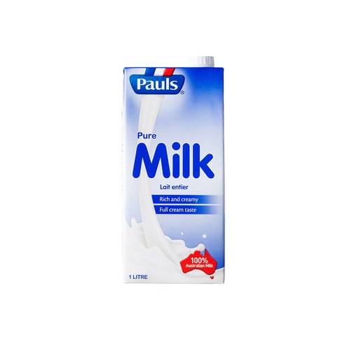 폴스 퓨어 밀크 호주 자연방목 목초 멸균 우유 1L x 3개, 1L