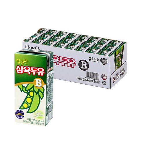 [숨결]삼육두유 달콤한 두유B 190ml 24개