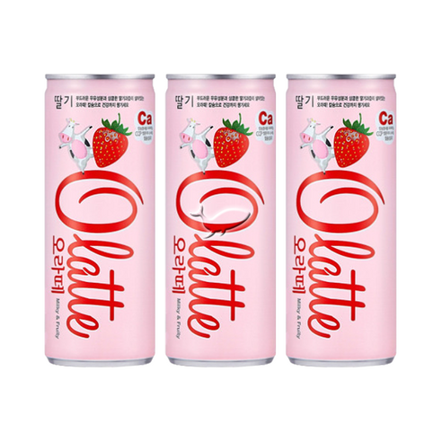 오라떼 딸기 240ml 낱개 포장, 240ml, 20개