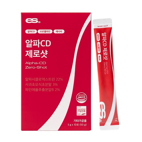 이츠스포츠 알파CD 브로멜라인 애사비 지흡콜라 소다샷 콜라맛