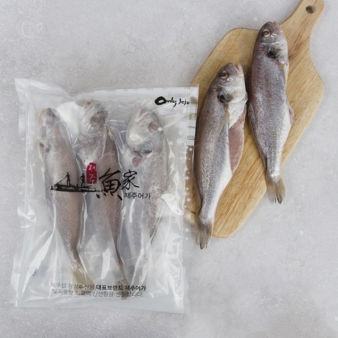 제주어가 백조기 (1팩당 750g 실링/3-4마리), 2개, 1팩당 750g 실링 3-4마리