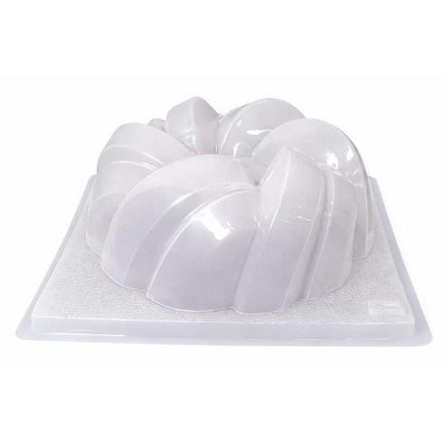 브레이드 링 젤라틴 몰드 - Molde Rosca Trenza para Gelatina - 젤라틴 및 차가운 디저트용 플라스틱 젤로 몰드 - 멕시코산, 1