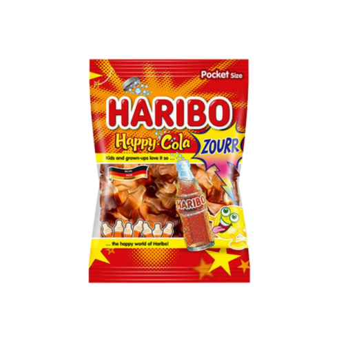하리보 해피콜라향 사우어 80g x 24개입, 80g, 24개