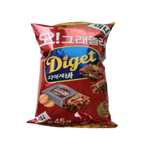 몽글몽글마켓 오리온 오그래놀라 다이제바 미니 개별포장