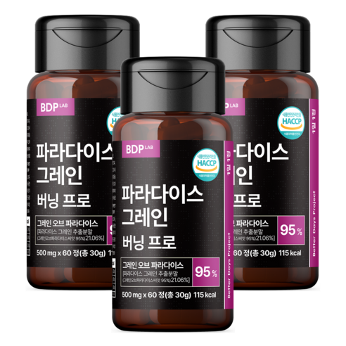 비디피랩 파라다이스 그레인 버닝 프로 HACCP 인증