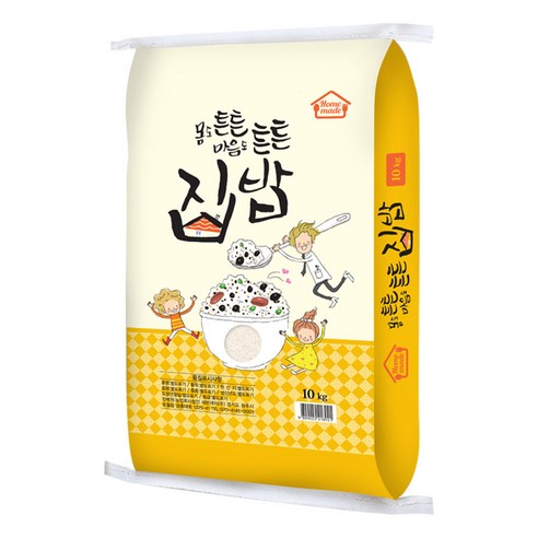 집밥 백미 쌀 2025년산, 10kg, 1개, 등 외