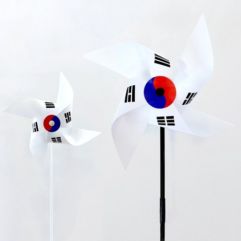 키움아트 태극기바람개비 DIY만들기, 태극기바람개비22cm(개별포장)