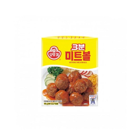 오뚜기3분 미트볼, 150g, 20개