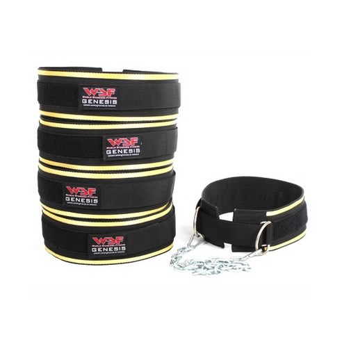 [WSF] Genesis Lifting and Dipping Belt 제네시스 웨이트 리프팅 & 딥벨트 역도벨트