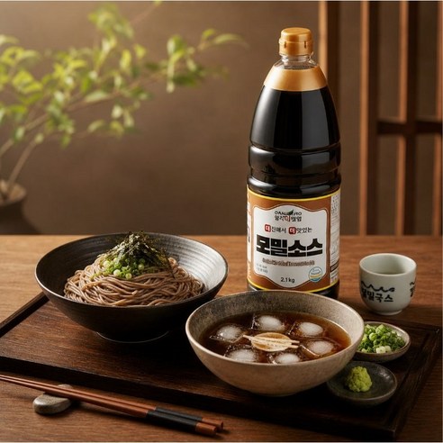 청우더진한 메밀소바육수 메밀국수소스 청우모밀소스 2.1kg