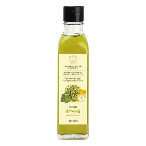 국산 천연 호박씨오일기름180ml 호박씨유 저온착유