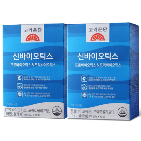 고려은단 신바이오틱스 프로바이오틱스 & 프리바이오틱스 30p