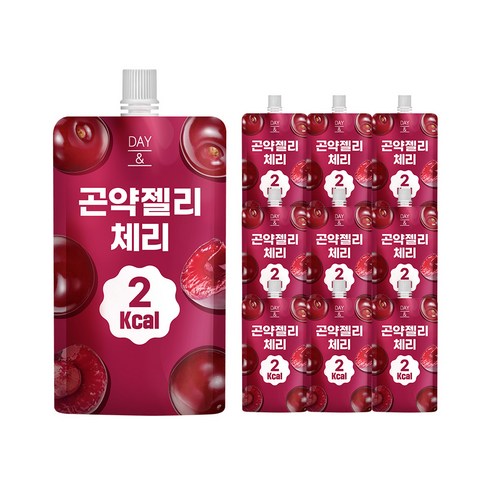 데이앤 저칼라로 곤약젤리 체리 맛 10개입, 150g, 1박스