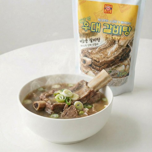 배호양 우대 갈비탕 오리지널, 5개, 1.3kg