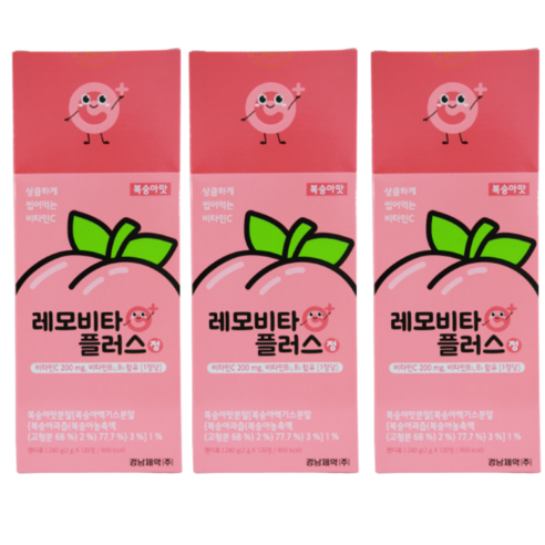 레모비타 플러스 120정 복숭아맛