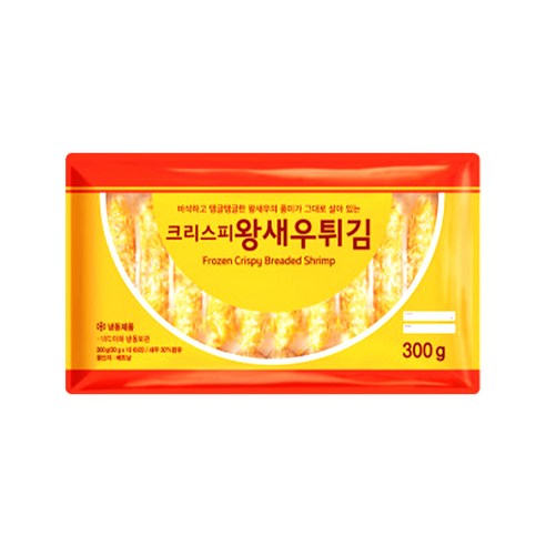 세미원 크리스피 왕새우튀김 냉동, 1개, 300g