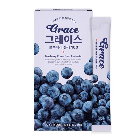 그레이스 블루베리 퓨레 100% 안토시아닌 스틱 홈쇼핑