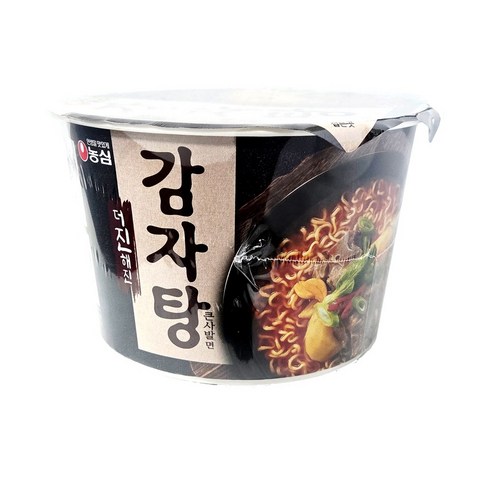 농심 더진해진 감자탕 큰사발면 92g