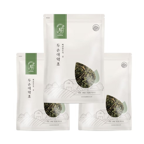 두손애약초 국산 말린 인진쑥 건조 인진쑥차 300g, 3개, 300g