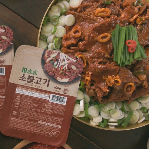 파송송 소불고기 200gx5팩 매콤양념 불맛 고기반찬, 5개, 200g