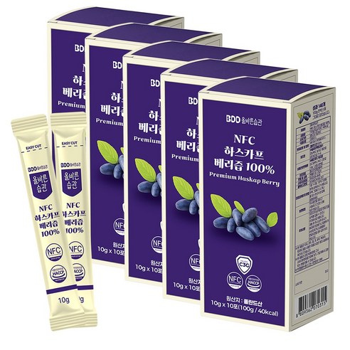 올바른습관 폴란드 NFC 하스카프베리착즙 100% 스틱