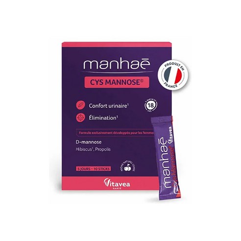 Vitavea Manhae 비타베아 만해 여성 D-만노스 히비스커스 프로폴리스 체리맛 10스틱