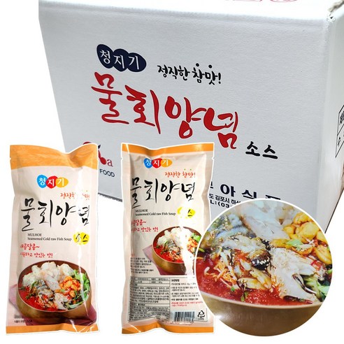 무아식품 청지기 물회양념소스 300g X 30ea (1박스) *무료배송 / 청지기물회양념  물회양념 물회소스 무아식품물회양념 무아식품물회소스 물회 물회양념소스 물회1인분
