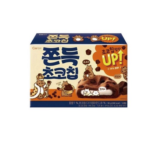 청우식품 쫀득초코칩, 90g, 36개