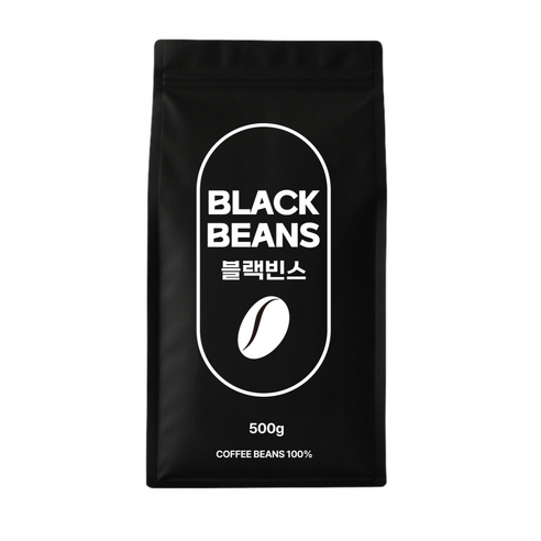 블랙빈스 에디오피아 예가체프 G2 코체레, 500g, 1개, 홀빈(분쇄안함)