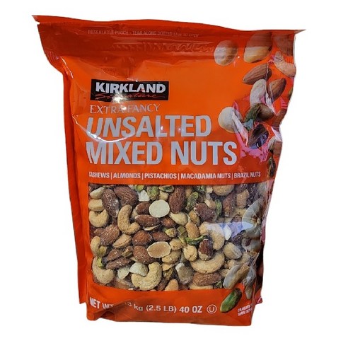 커클랜드 믹스넛 1.13kg 코스트코 견과류 mixednuts 무염 믹스너트, 1.13kg, 1개