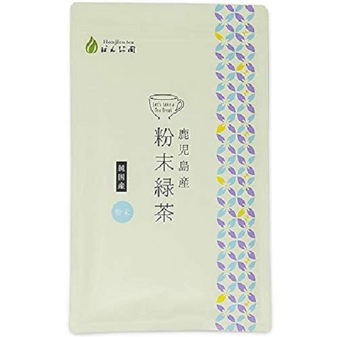 일본 혼지엔 가루 녹차/말차 100g 가고시마 재배 말차