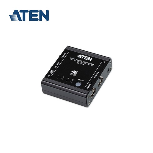 ATEN HDMI선택기 VS381B 3포트 4K HDMI셀렉터, 1개
