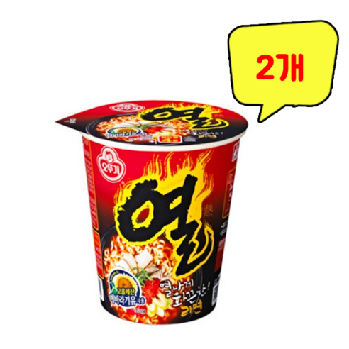 오뚜기 열라면 컵라면,62g